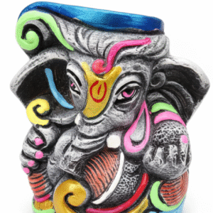 Contemporary Designer Lord Ganesha Idol (Metallic Finish)