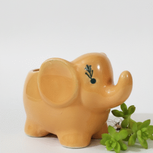 🐘 Adorable Ceramic Elephant Planter